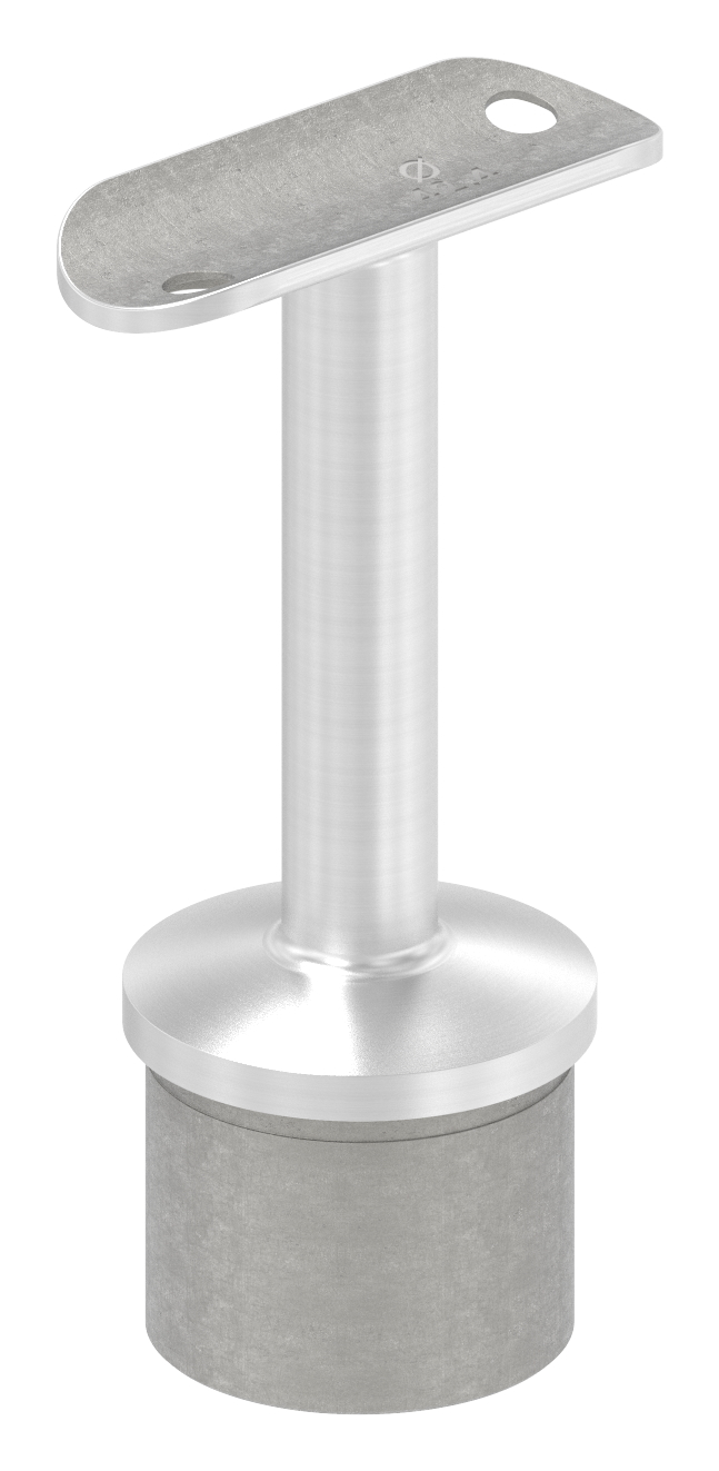 Rohrabschlussstopfen für Rohr 42,4x2,0mm, Handlaufanschlussplatte: 42,4mm, V4A