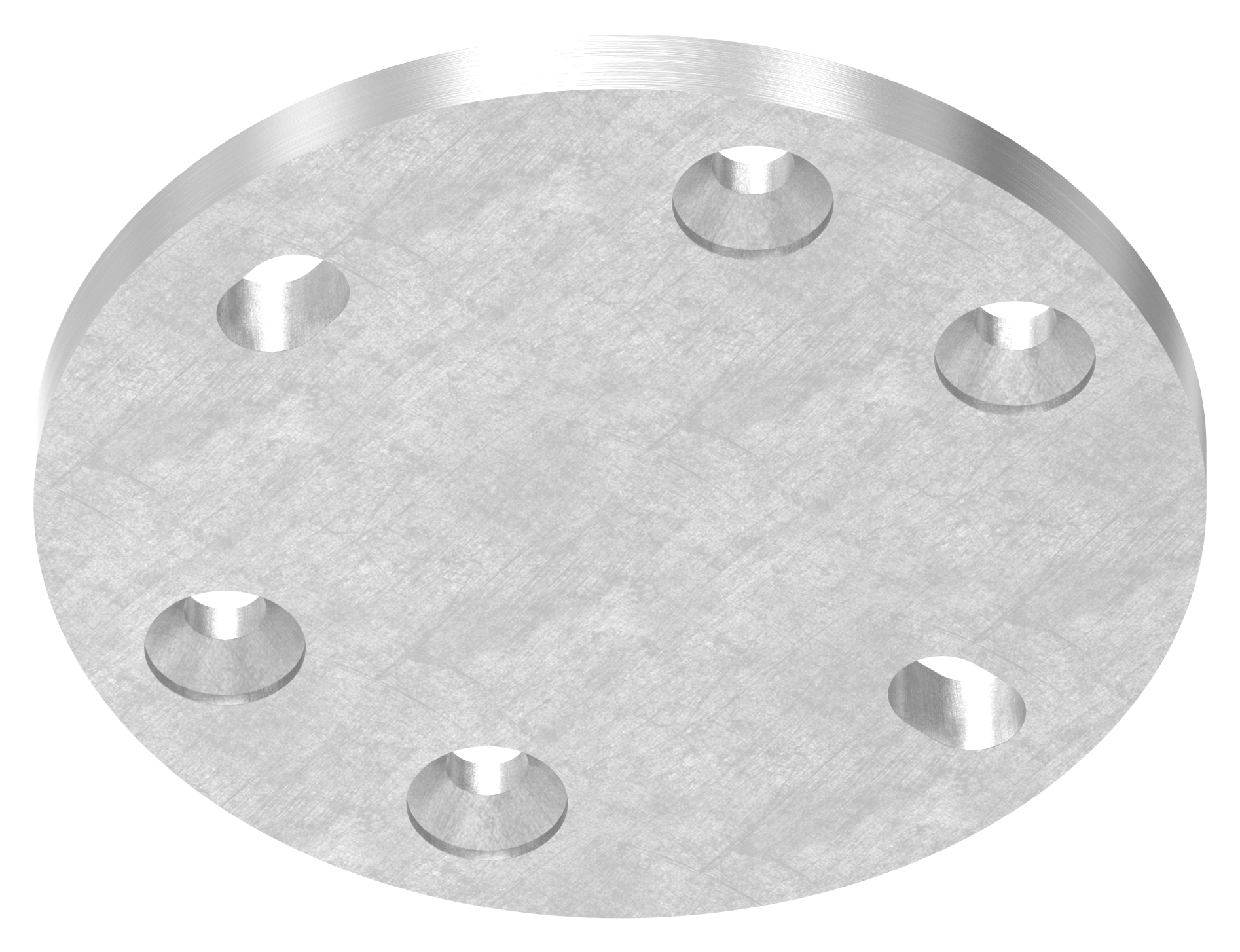 Ankerplatte, 120x10mm, für Spannringe, V2A Ankerplatte, 120x10mm, für Spannringe, V2A