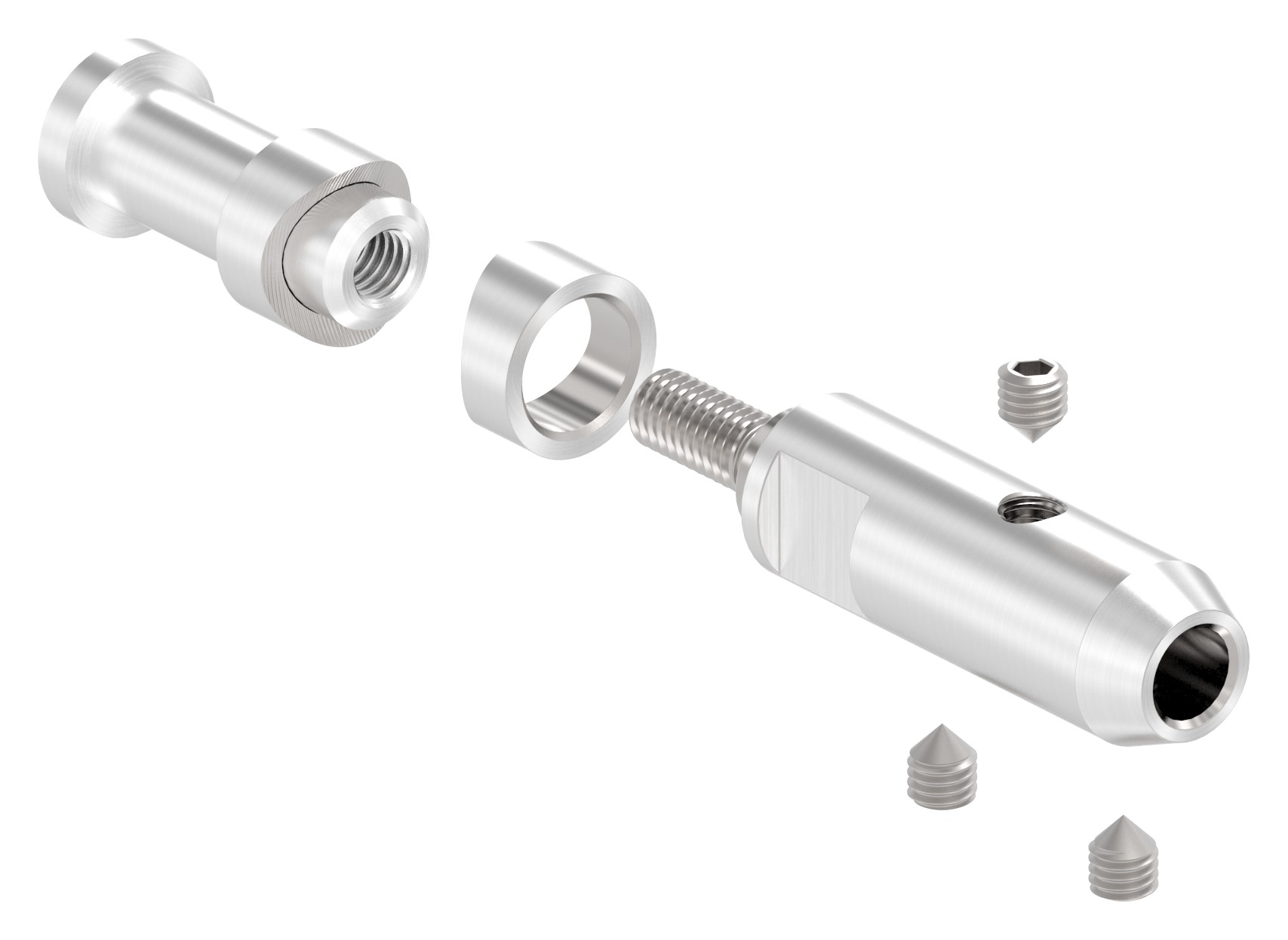 Seilhalter für 6mm Seil, V2A Seilhalter für 6mm Seil, V2A