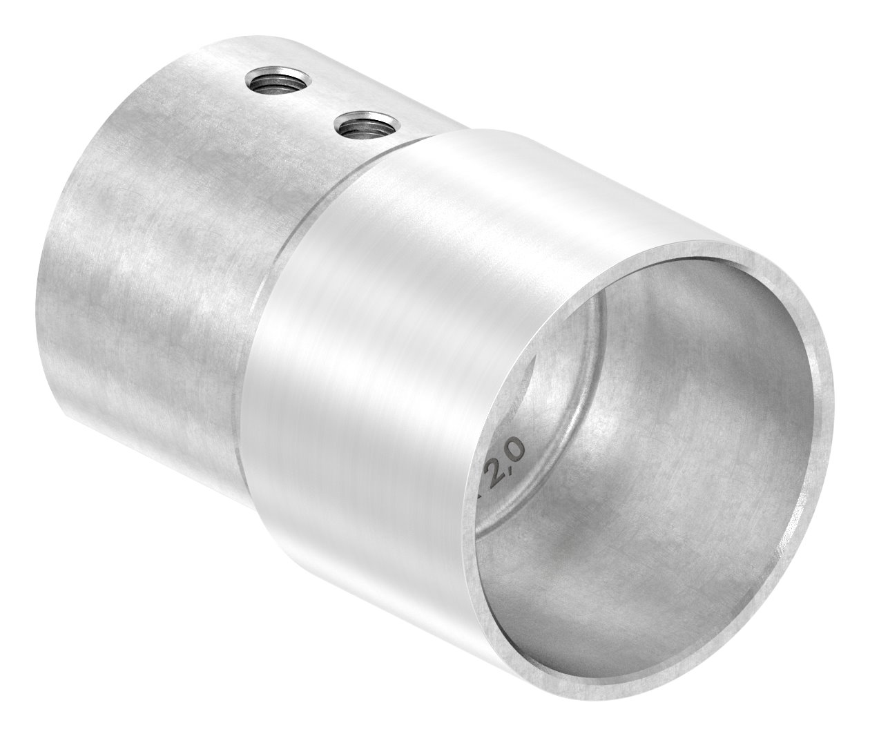 Verbinder für Nutrohr 42,4x1,5mm, V4A