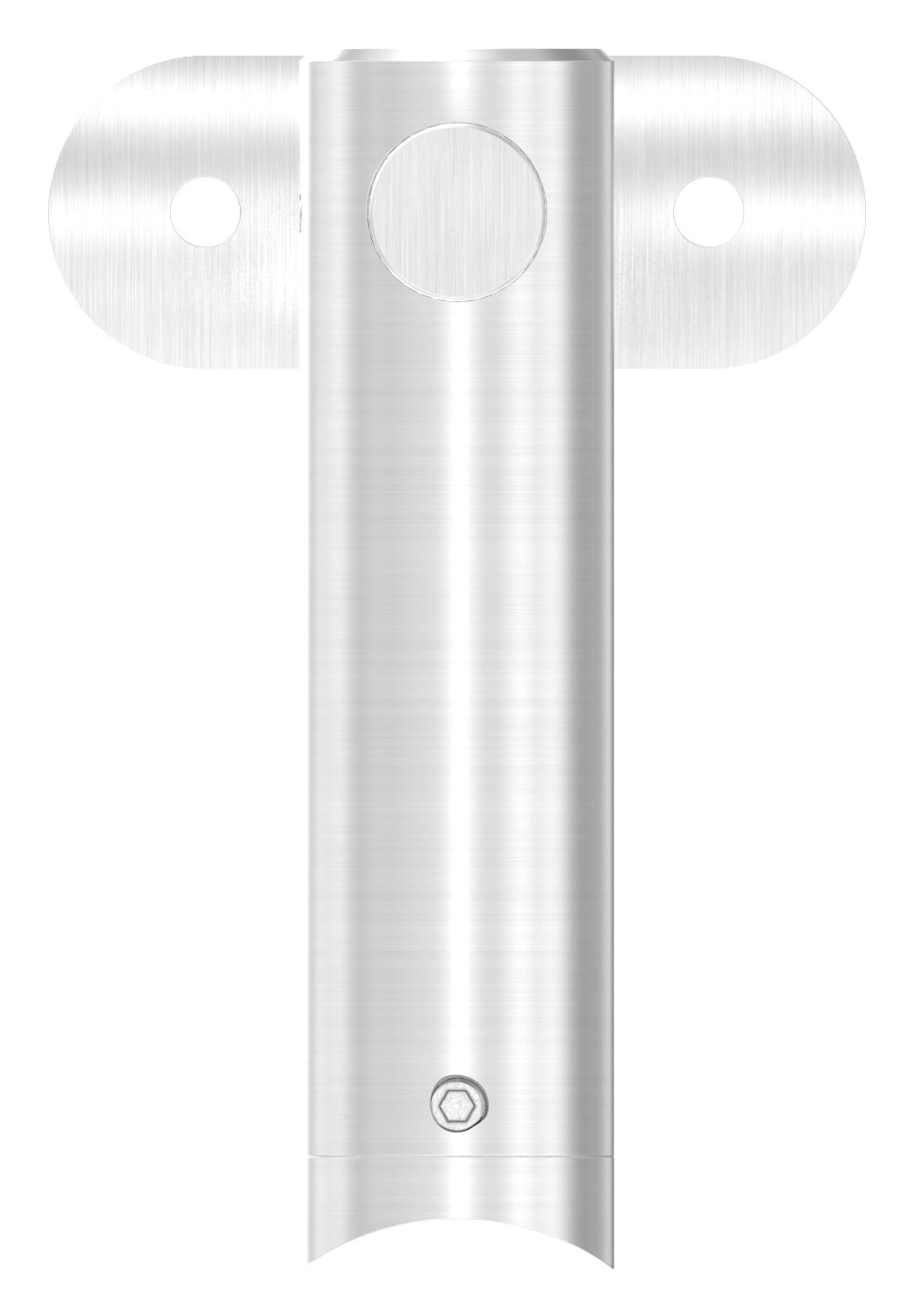 Handlaufhalter mit Handlaufanschlussplatte42,4mm, V2A