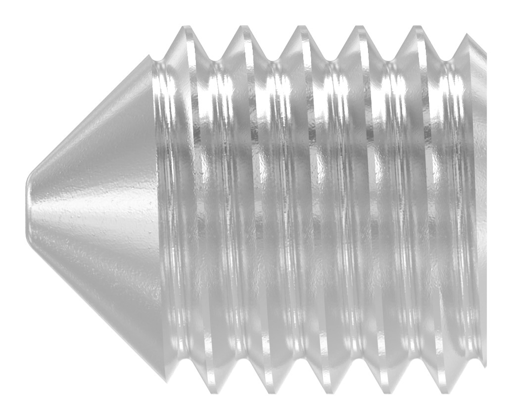 Gewindestift M8x10, V2A, DIN 914 / ISO 4027 Gewindestift M8x10, V2A, DIN 914 / ISO 4027