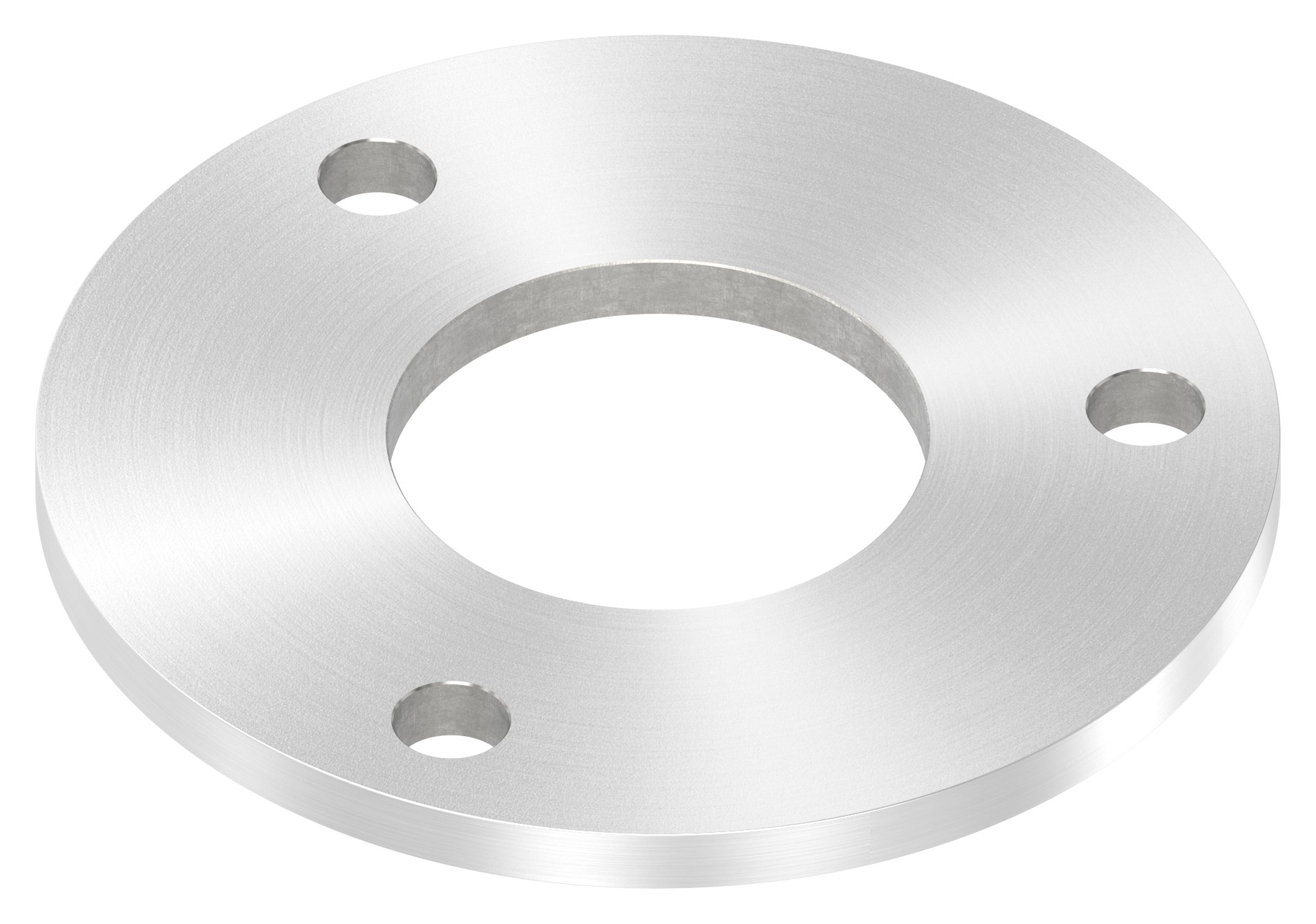 Ankerplatte Ø 140x8mm, mit Rundschliff, V2A