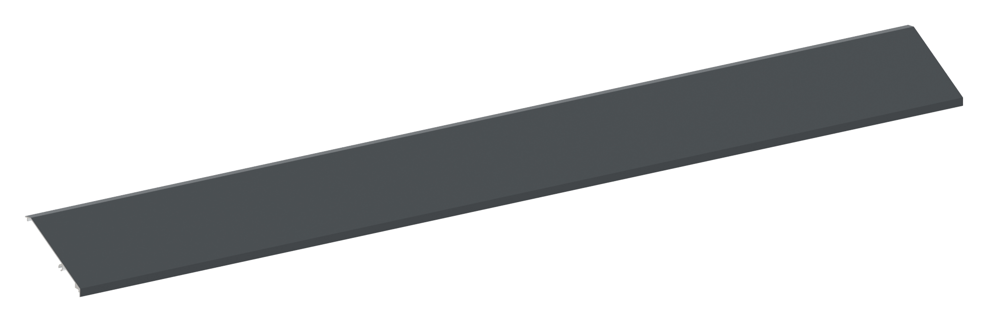 Design-Abdeckung für eleganza canopy, L: 1405mm, RAL7016 Design-Abdeckung für eleganza canopy, L: 1405mm, RAL7016