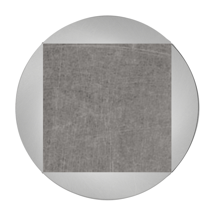 Vierkant 12x12mm, durchgehend gedreht, L: 3000mm