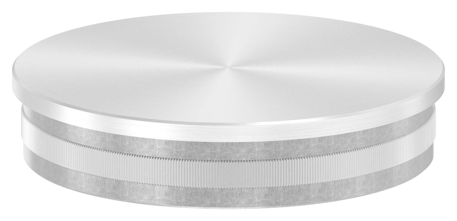 Rohrabschlussstopfen, für Rohr 88,9x2,0mm, V2A