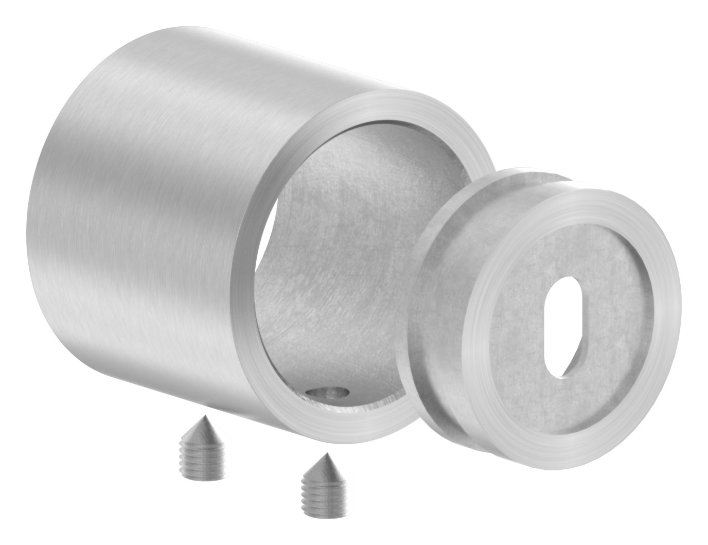 Wandbefestigung für Rohr 26,9mm, V2A Wandbefestigung für Rohr 26,9mm, V2A
