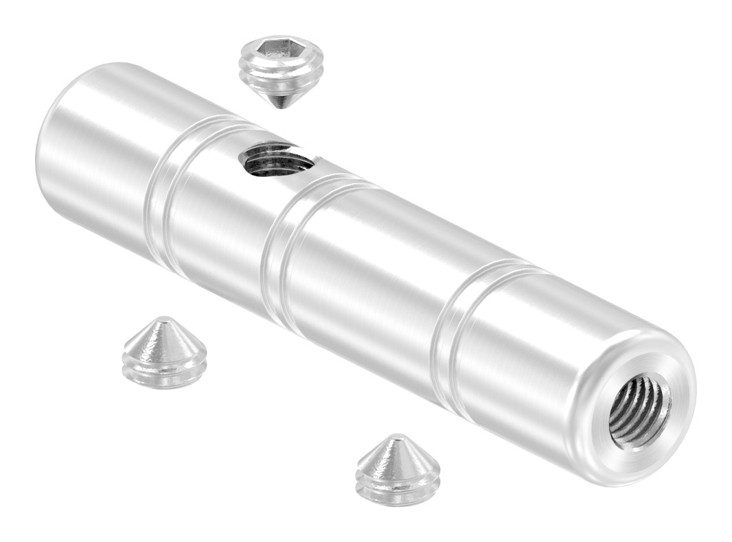 Gewindeterminal zur Selbstmontage, für 8mm Seil, V2A Gewindeterminal zur Selbstmontage, für 8mm Seil, V2A