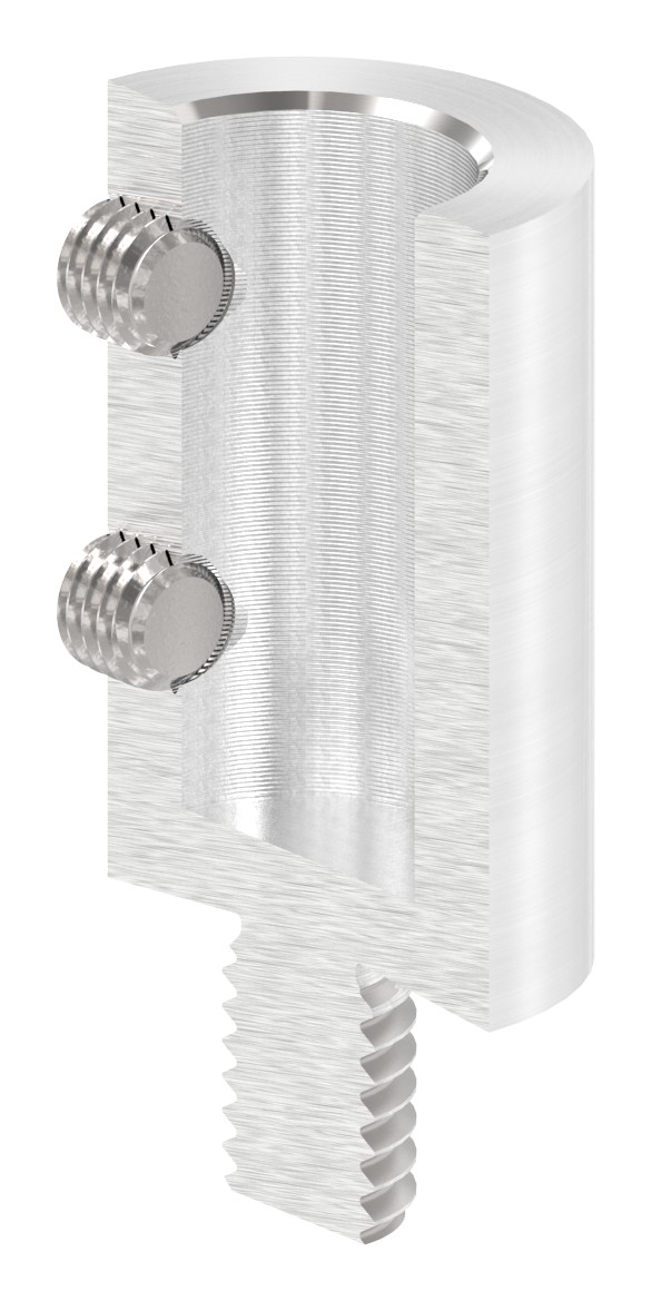 Steckstück für Handlaufhaltering, V2A