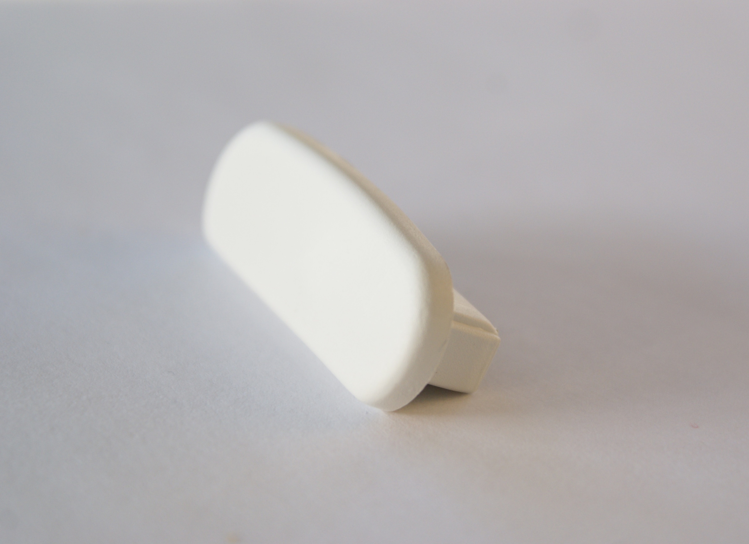 Endkappe für Kunststoffhandlauf für 40x8mm, signalweiß