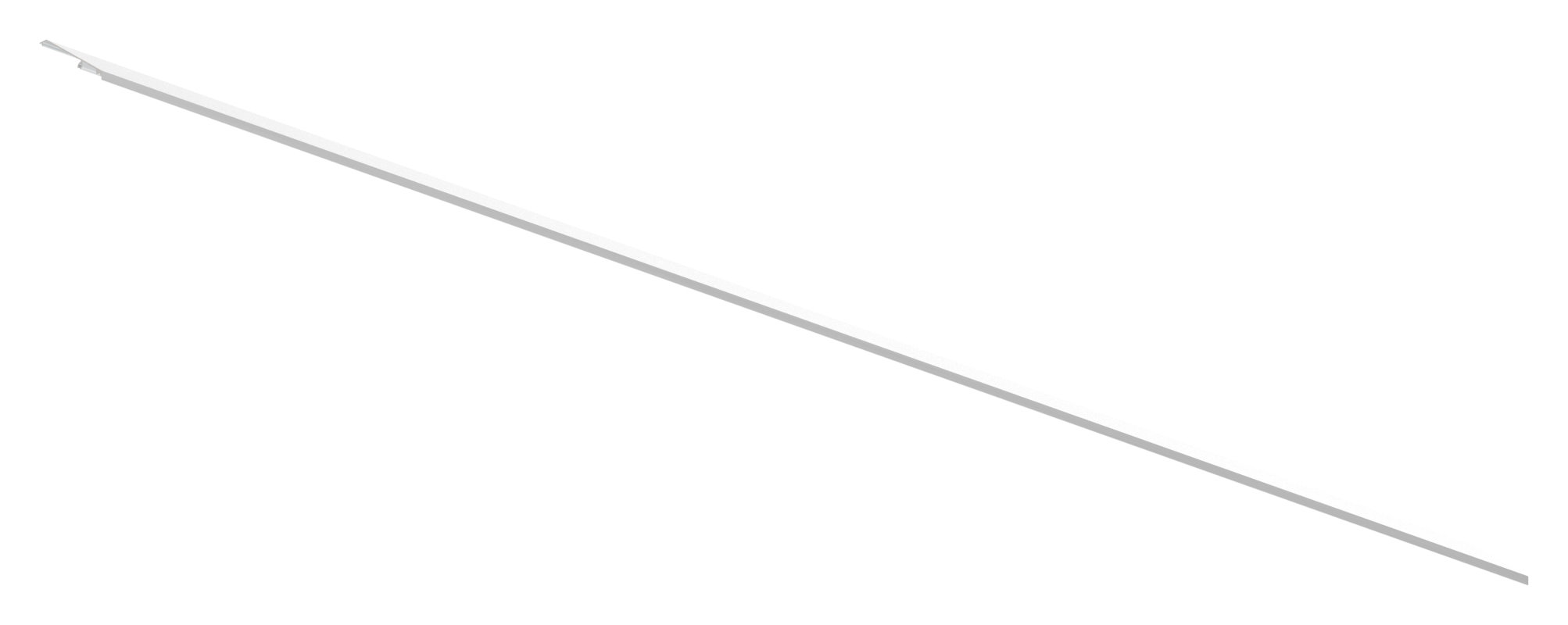 Design-Abdeckung für eleganza canopy, L: 2005mm, Aluminium E4/EV1 Design-Abdeckung für eleganza canopy, L: 2005mm, Aluminium E4/EV1