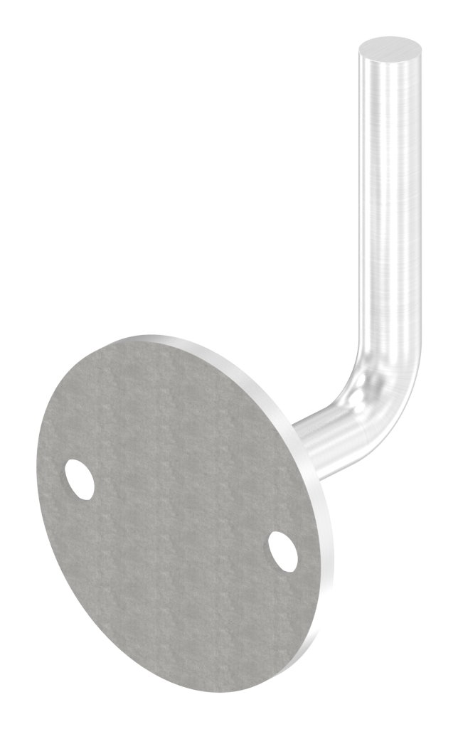 Handlaufhalter zum Anschweißen (Ronde und Bügel verschweißt), V2A