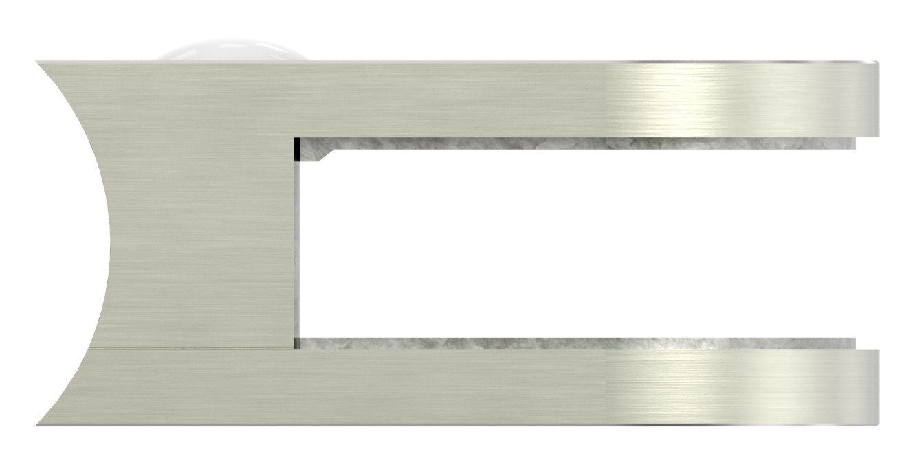 Glasklemme Mod. 33, Anschluss: 42,4mm, VA-Effekt