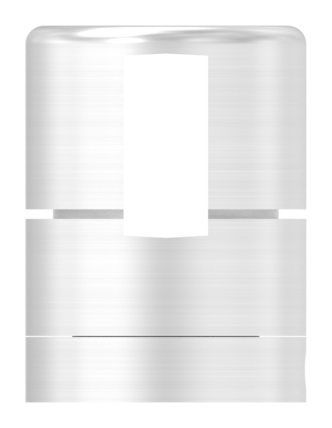 Brenk Grundhalter für Flachstäbe 20 x 8mm, ALU
