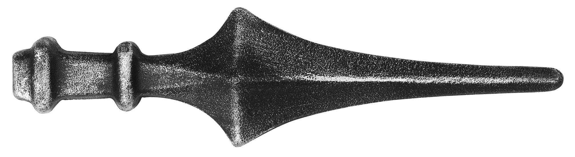 Zaunspitze, Ansatz 25x25mm, HxB: 285x70mm