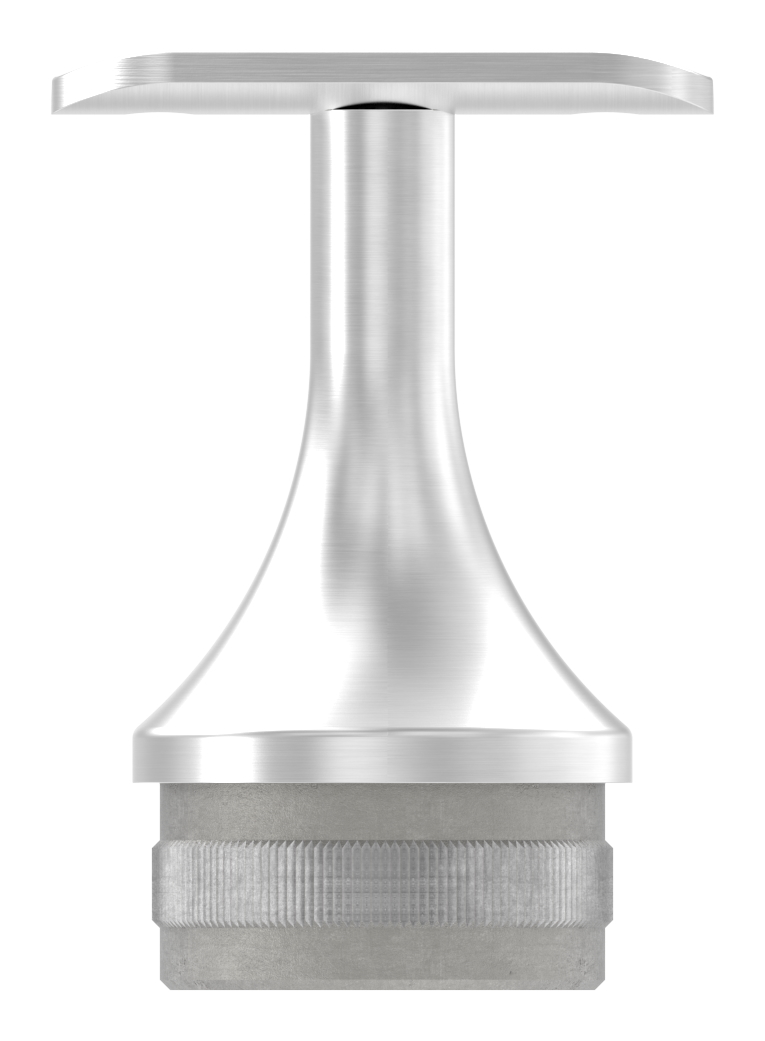 Rohrabschlussstopfen für Rohr 48,3x2,0mm, Handlaufanschlussplatte: 42,4mm, V2A