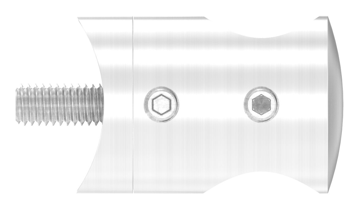 Querstabhalter für 42,4mm Rohr, 16,2mm Bohrung, V4A