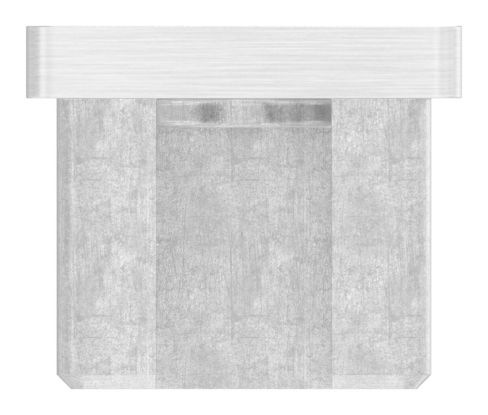 Einsteckkappe, für Rohr 40x30x2,0mm, V4A