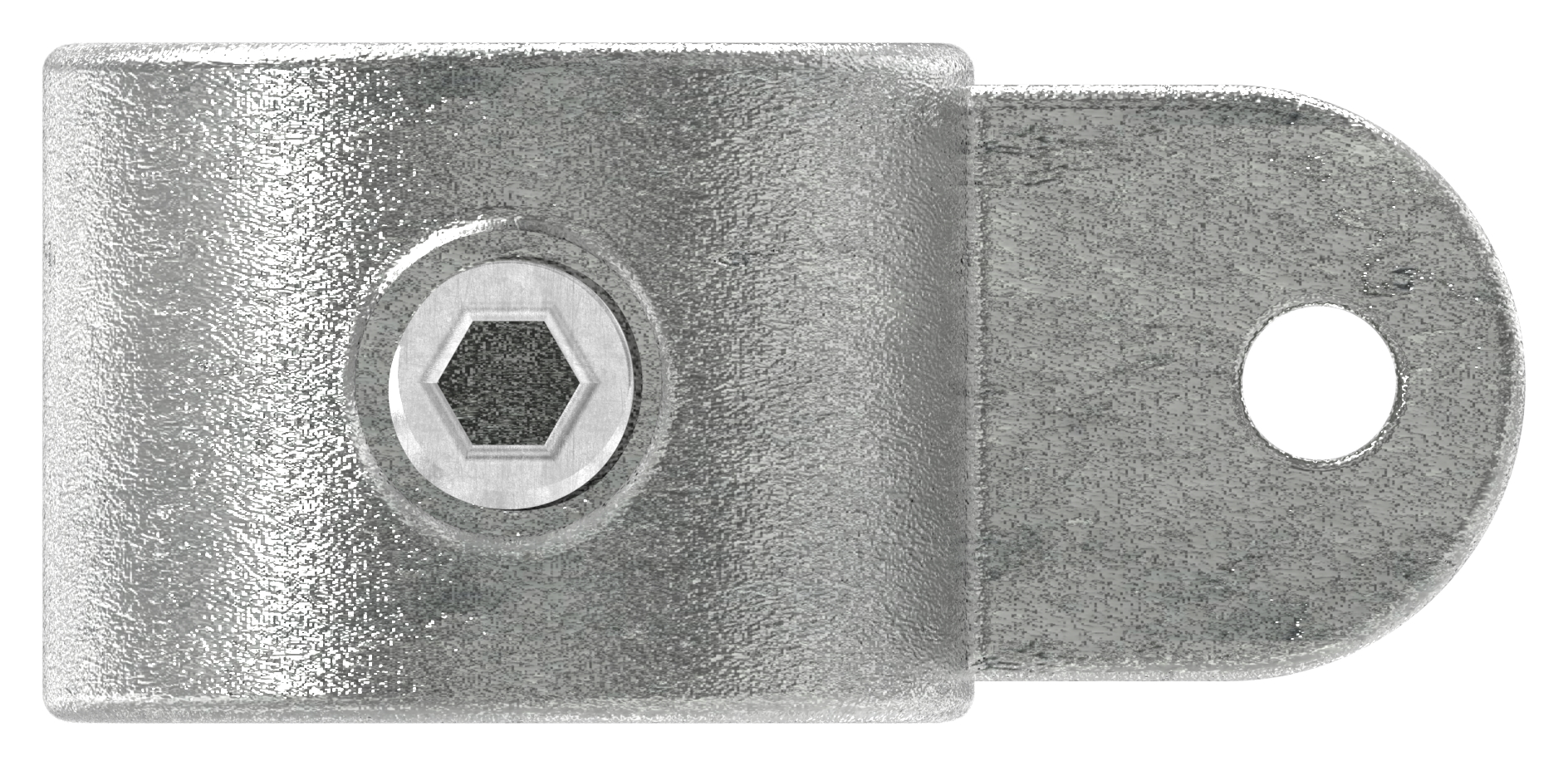 Halter mit einer Lasche, für Rohr Ø 48,3mm