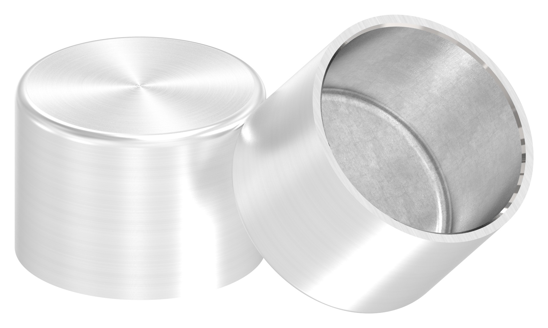 Endkappe für Stecksystem, für 42,4x2,0mm, V2A Endkappe für Stecksystem, für 42,4x2,0mm, V2A