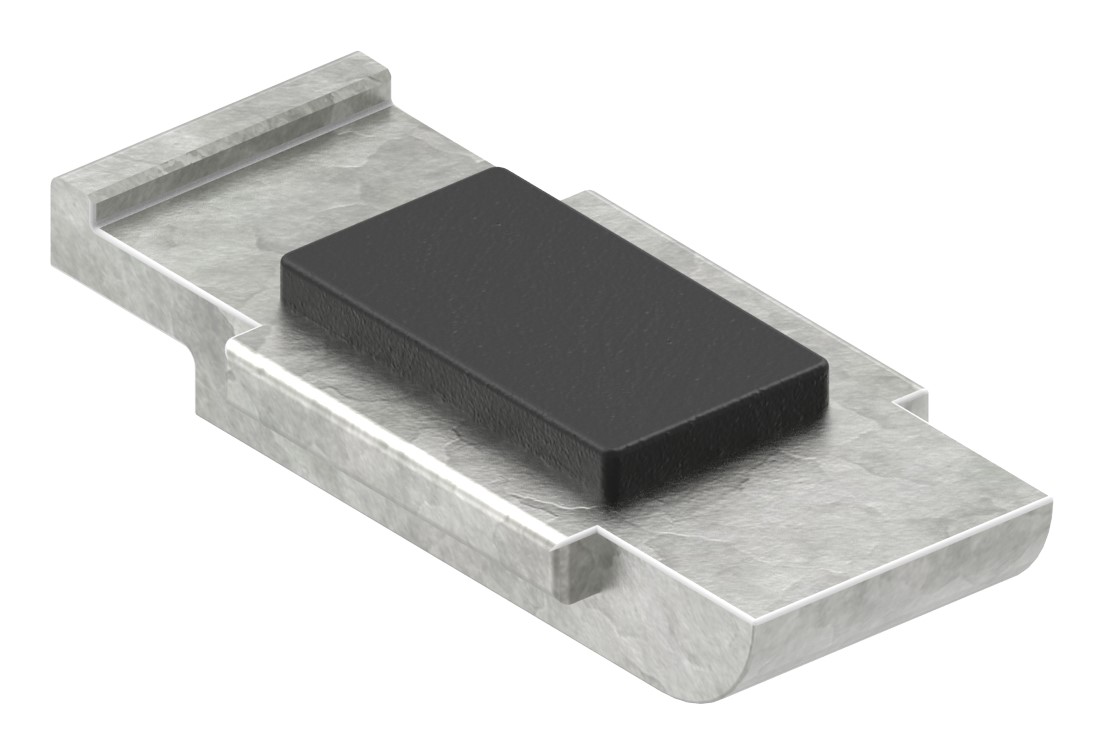 Sicherungsplatte für Mod. 31 , Zink roh Sicherungsplatte für Mod. 31 , Zink roh