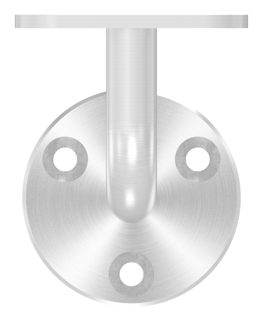 Handlaufhalter ohne Kabeldurchführung für LED Handläufe, Vollmaterial, V2A