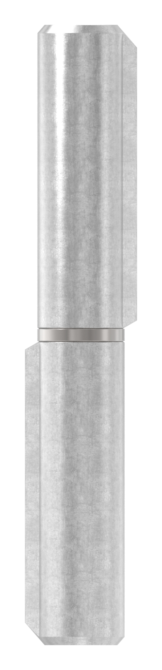 Anschweißband, L: 100mm, mit festem Stift, V2A