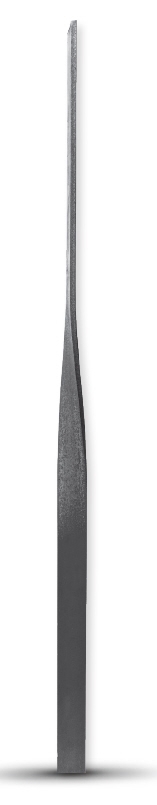 Zaunfeldstab 90° aus Flacheisen 40 x 8mm, Länge 1000mm