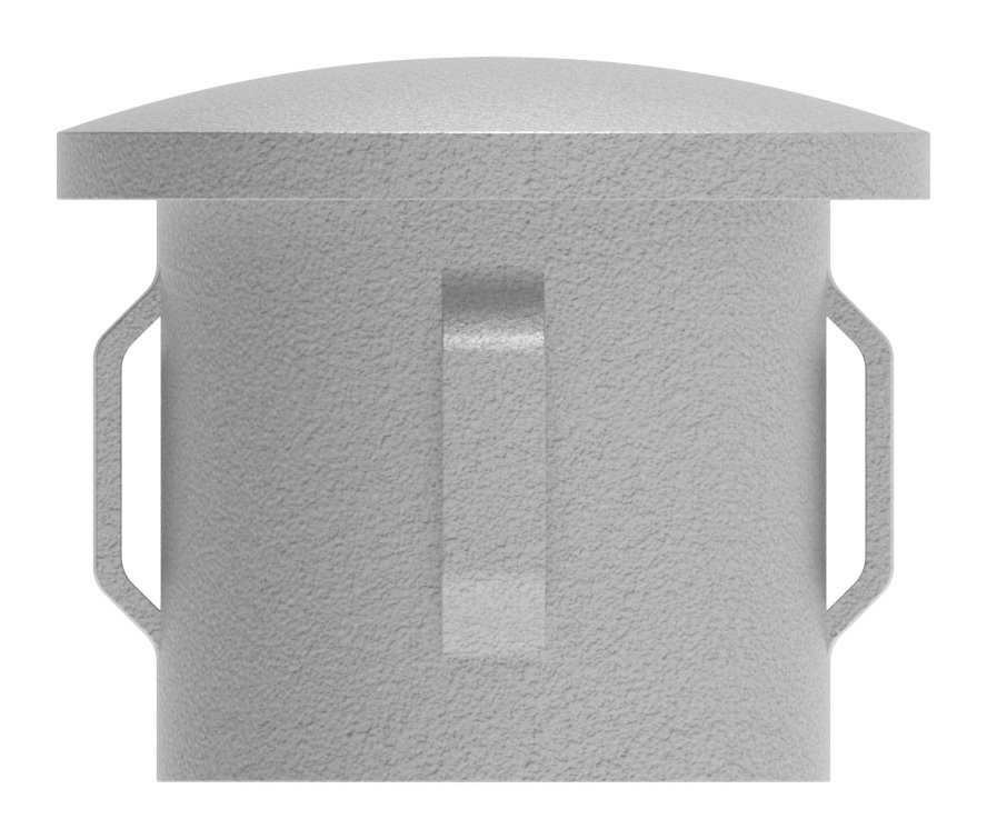 Stahleinschlagkappe, für Rohr 33,7mm, verzinkt