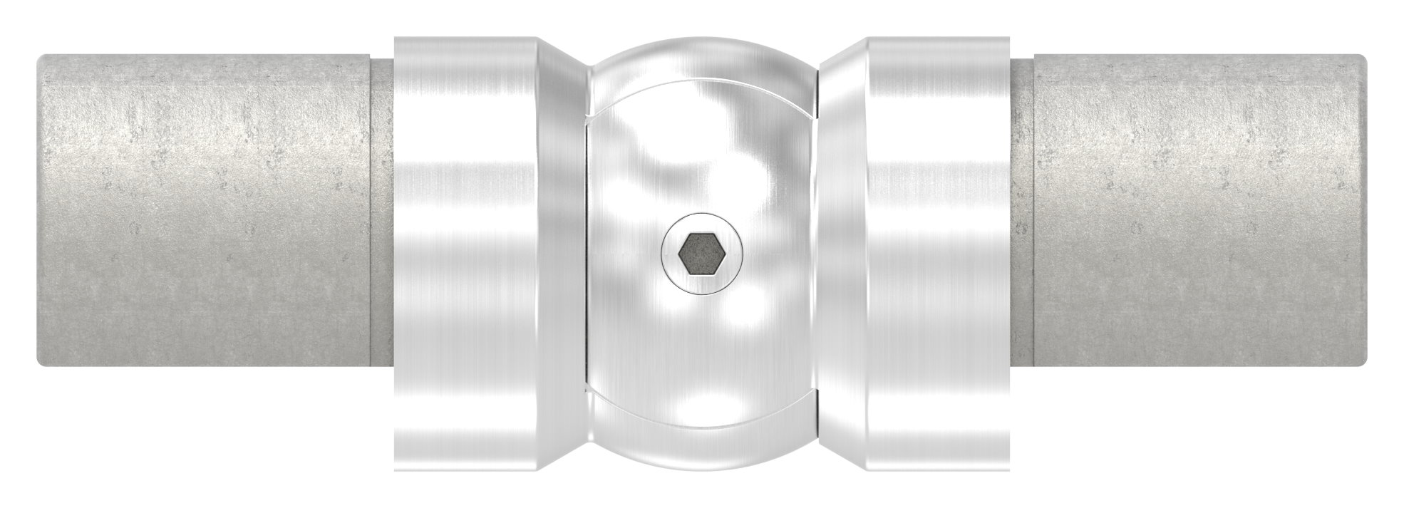 Gelenkverbinder für LED-Nutrohr 42,4mm, V2A