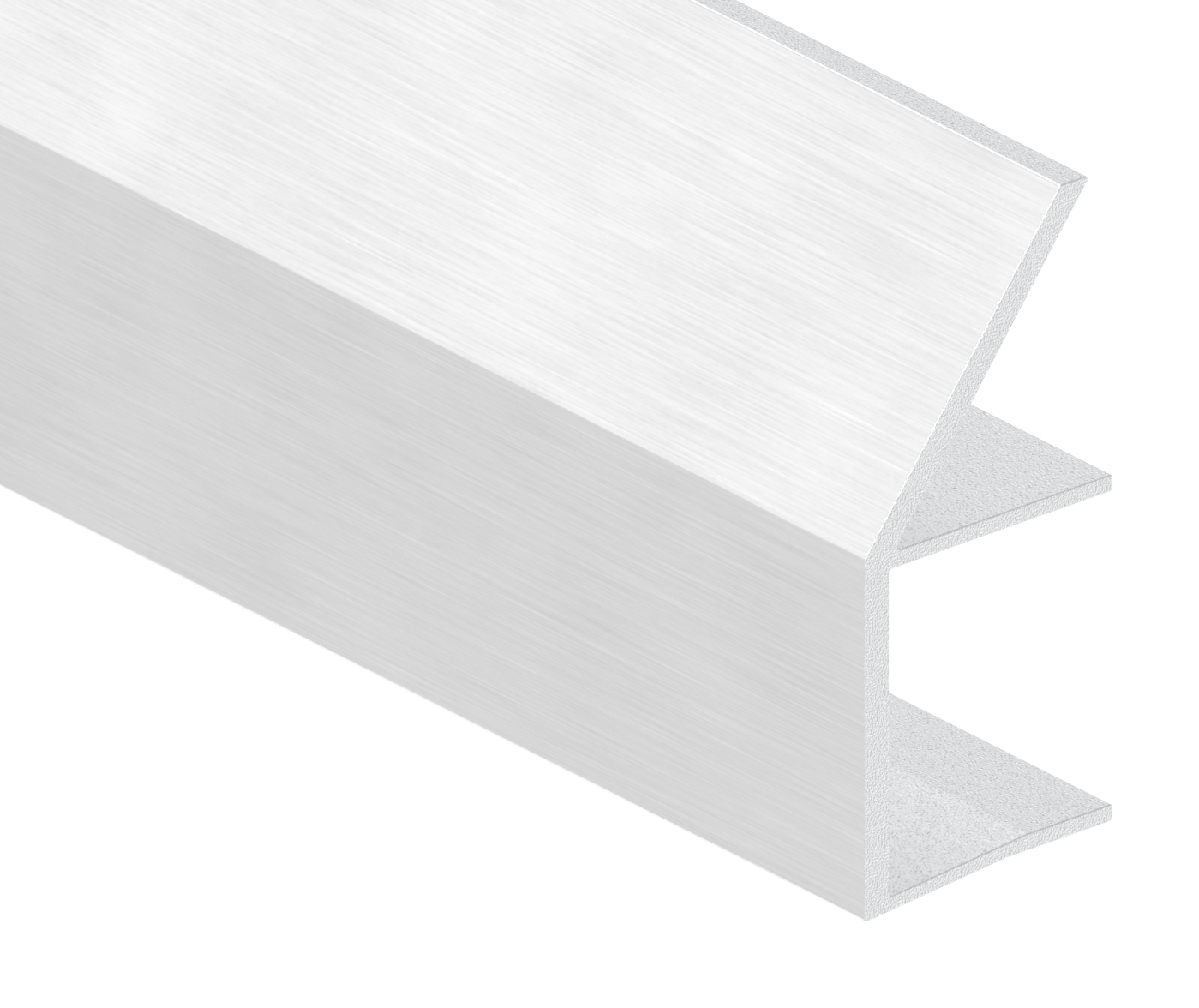 Regenrinne für Vordächer, Glas 21,52mm, L: 3000mm, E4/EV1