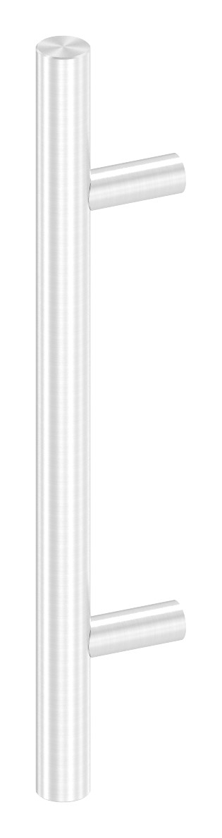 Stoßgriff inkl. Halter gerade mit L: 500mm, V2A, bestehend aus: