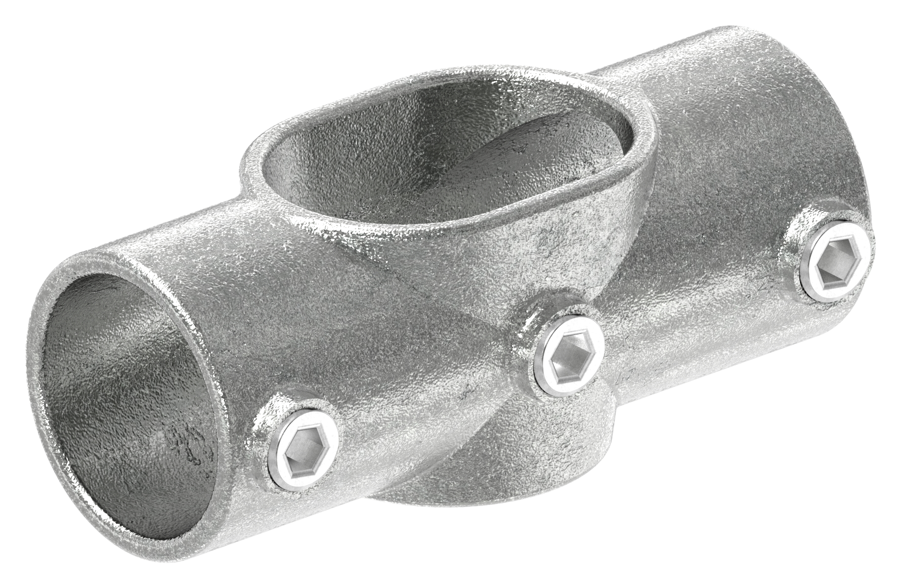 Kreuzstück, schräg, variabel, für Rohr Ø 48,3mm