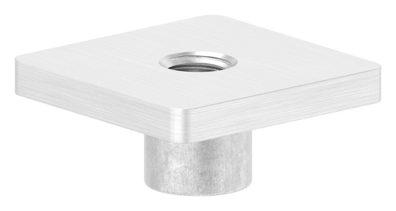 Platte, 30x30mm, M8, V4A