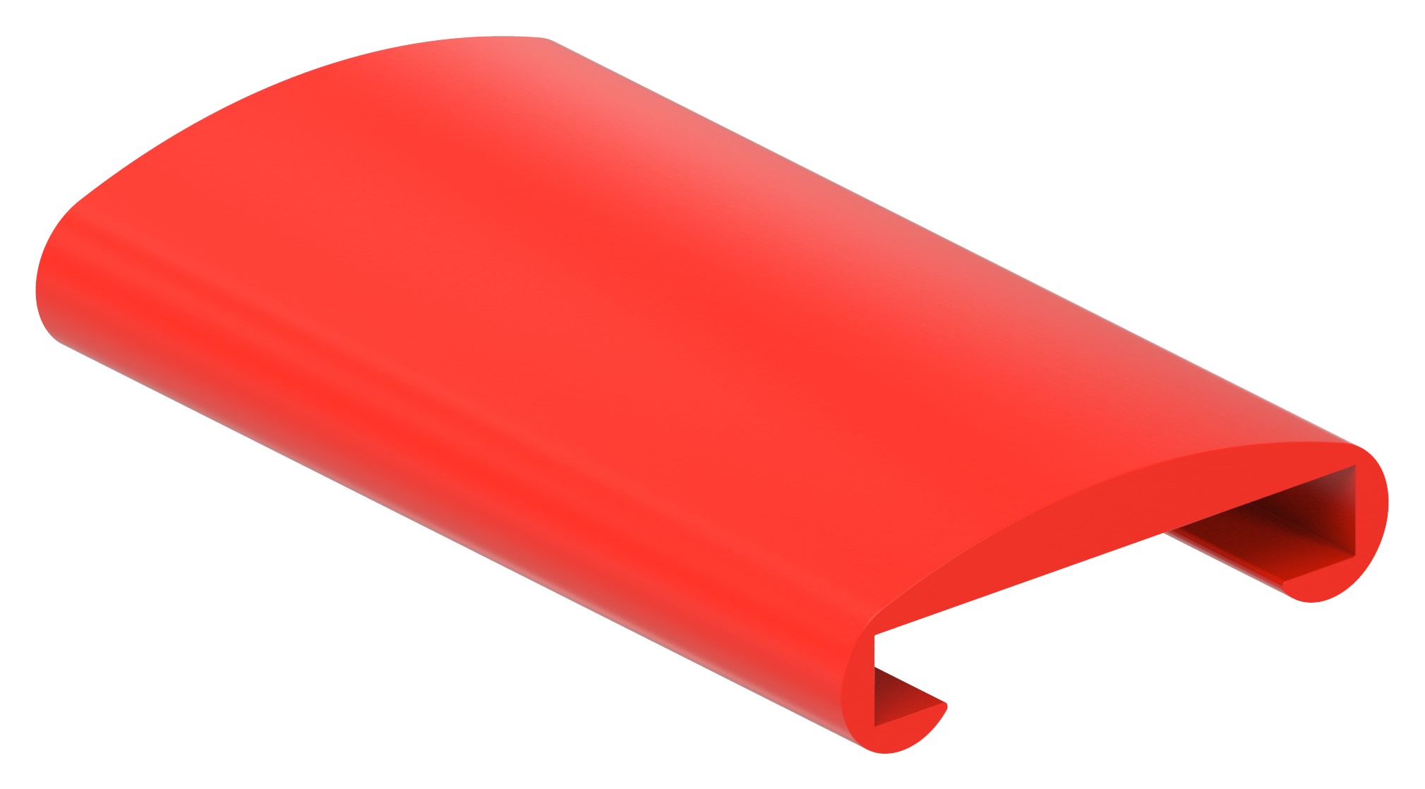 Kunststoffhandlauf 50x8mm; Rot