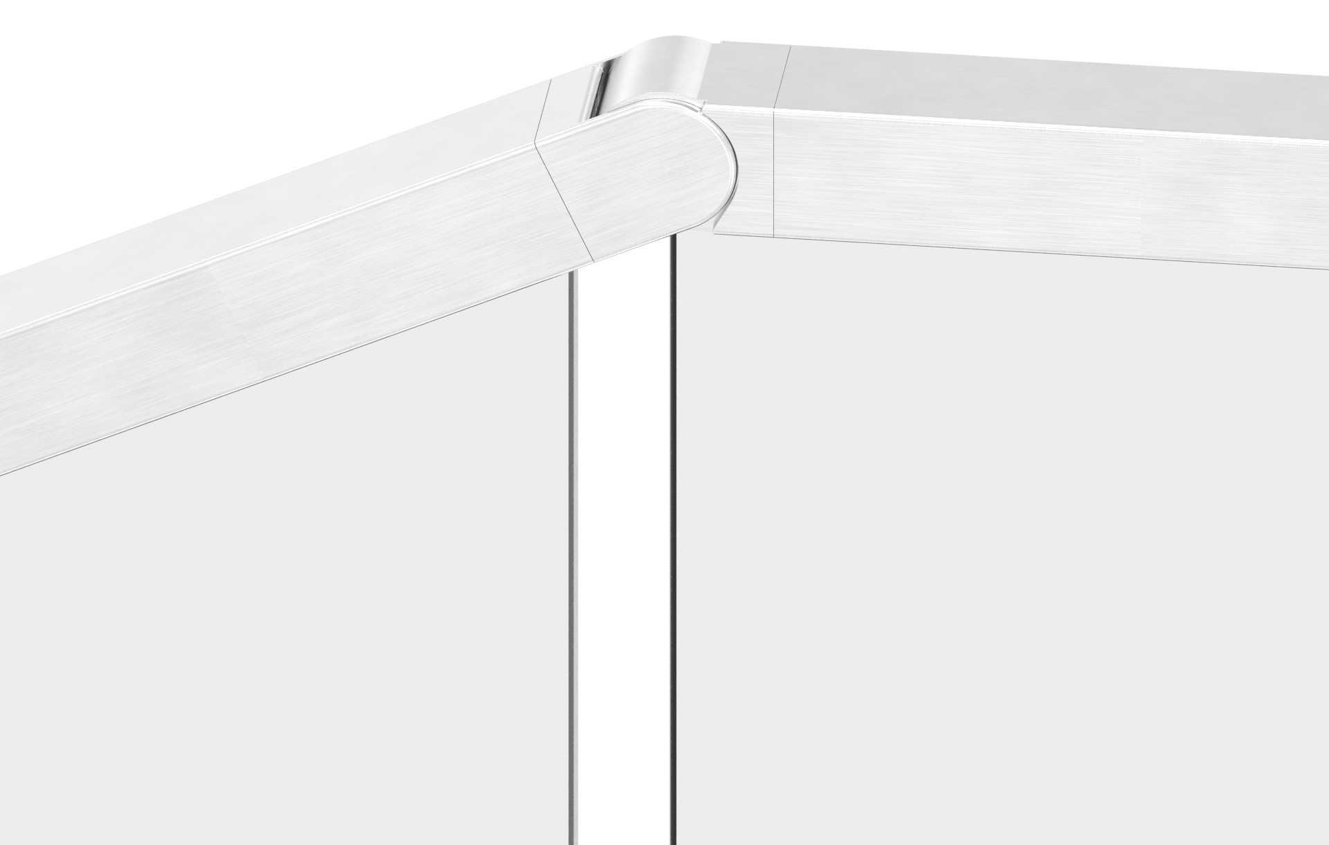 Verbinder flexibel für Quadratnutrohr 40x40mm, V4A