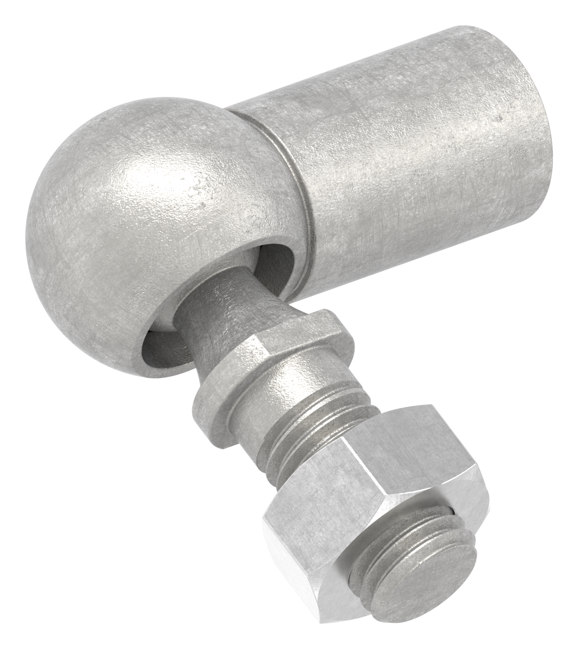 Kugelgelenk M14 x 2 mit Rechtsgewinde, ohne Schraube, V2A