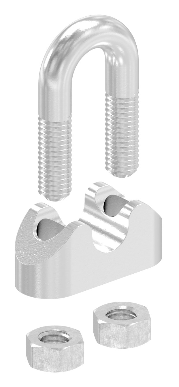 Drahtseilklemmen für Seil 6mm, V4A Drahtseilklemmen für Seil 6mm, V4A