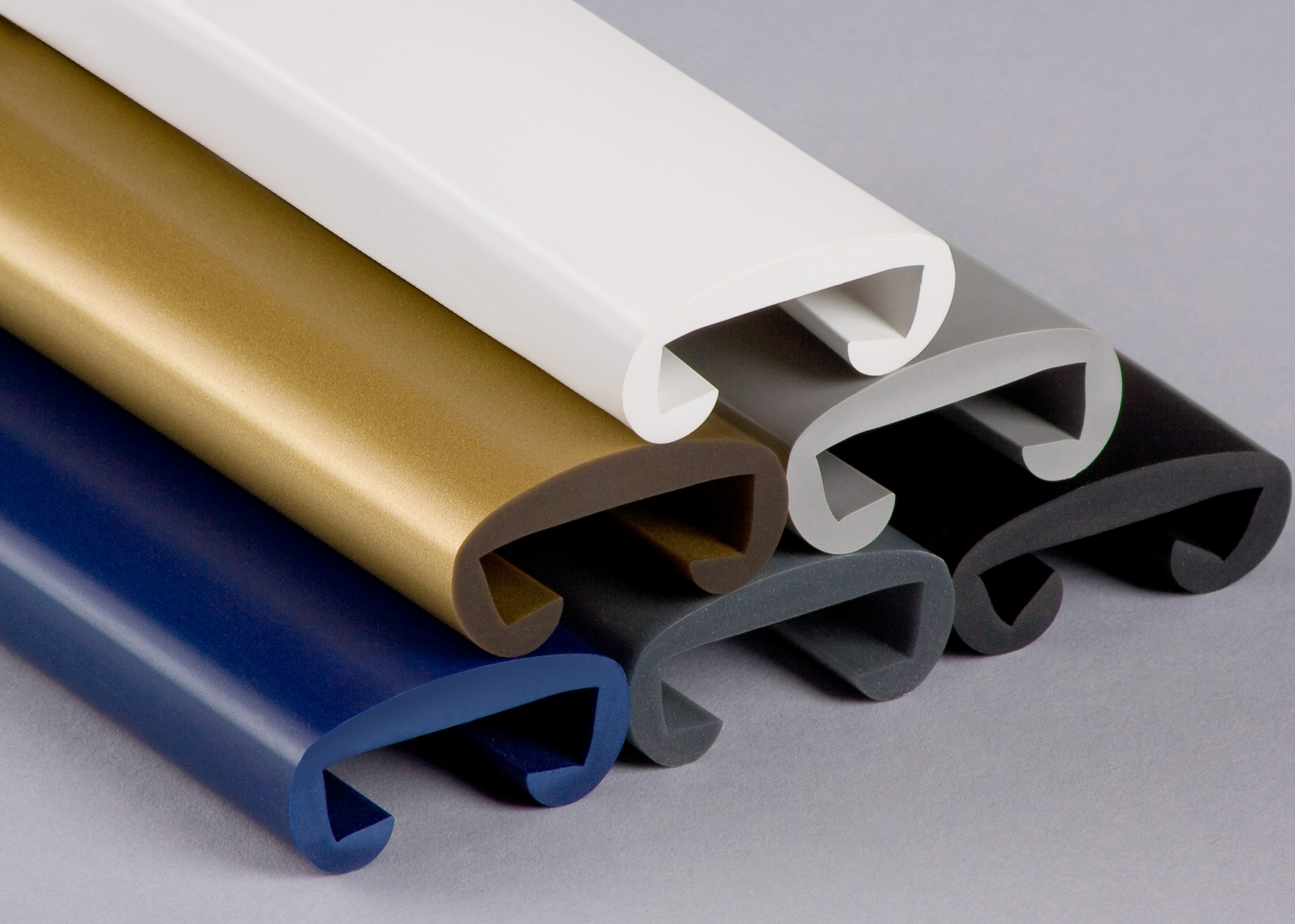 Kunststoffhandlauf für 30x8mm, anthrazitgrau