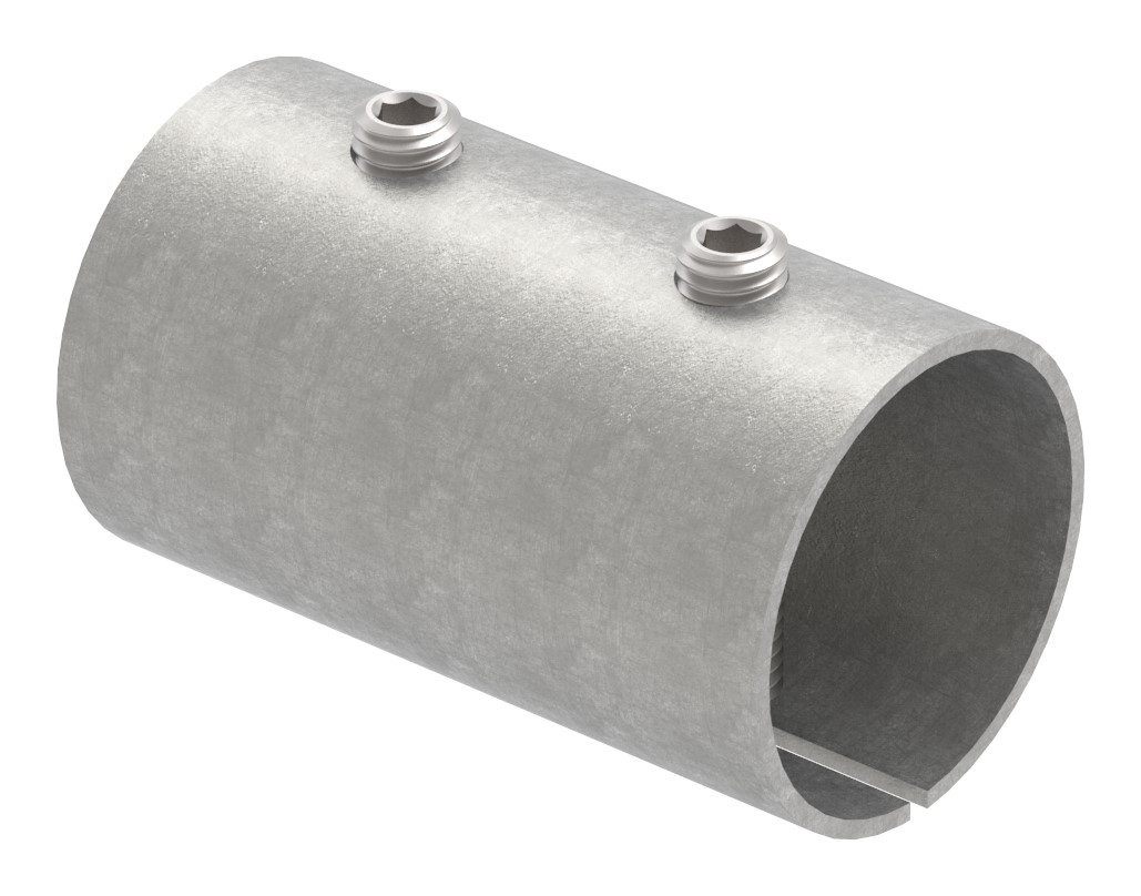 Verbindungshülse für Rohr 42,4x2,0mm, V2A