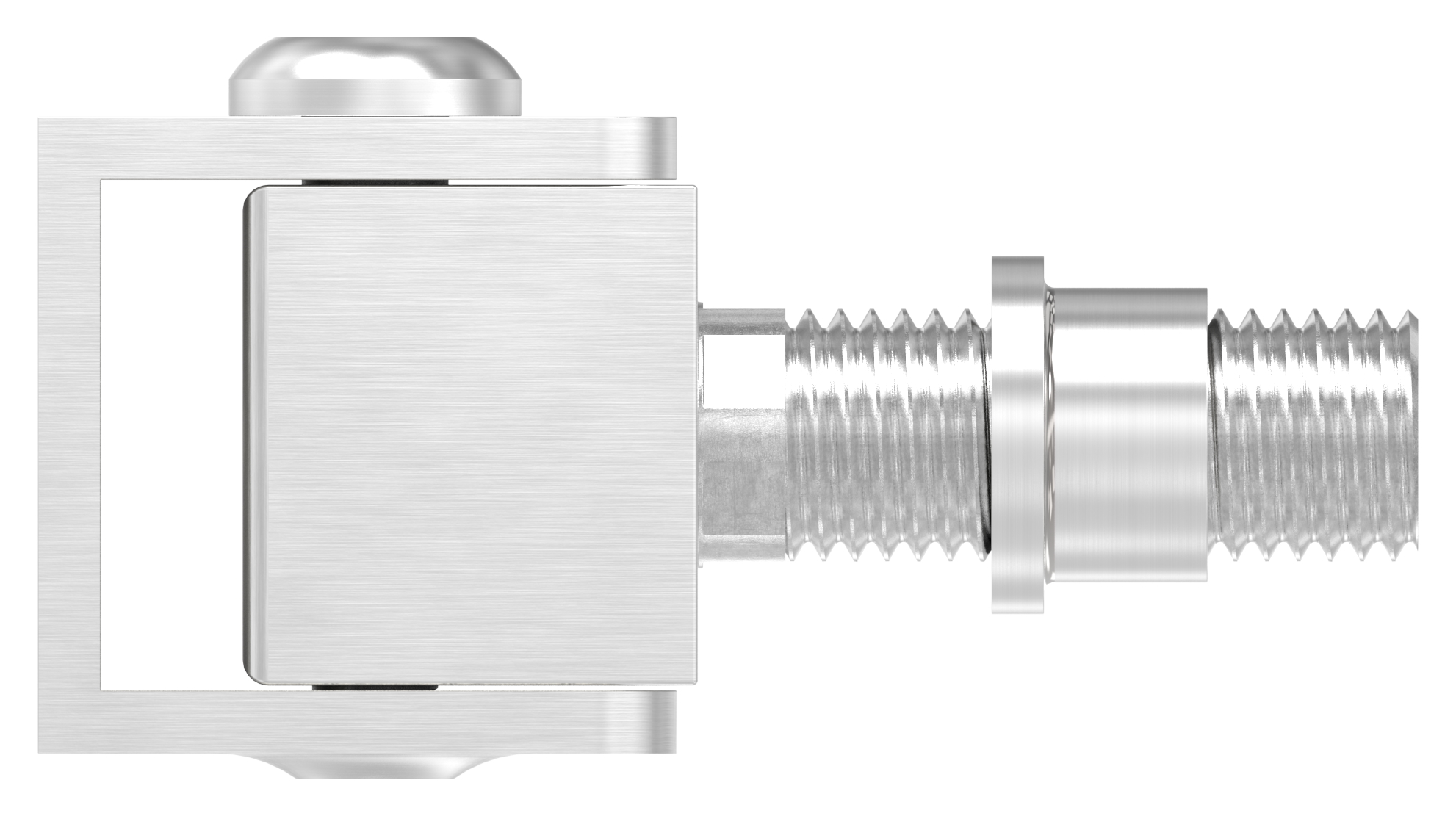 Verstellbares Torband mit Gewindehülse M24, V2A Verstellbares Torband mit Gewindehülse M24, V2A