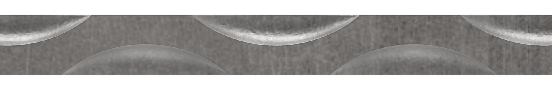 Flacheisen 30x8mm, alle 4 Kanten gehämmert, Länge 3m, S235JR