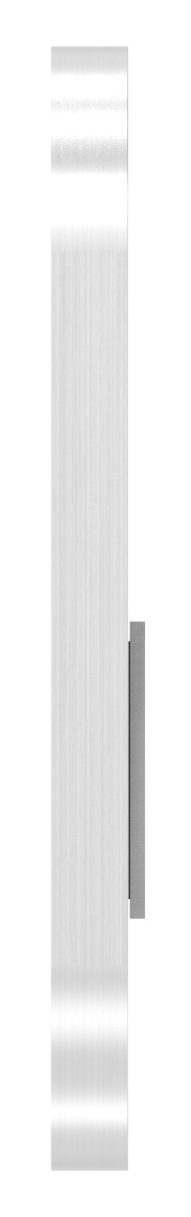Kurzschild, Abmessung: 32x87x6mm, V2A Kurzschild, Abmessung: 32x87x6mm, V2A