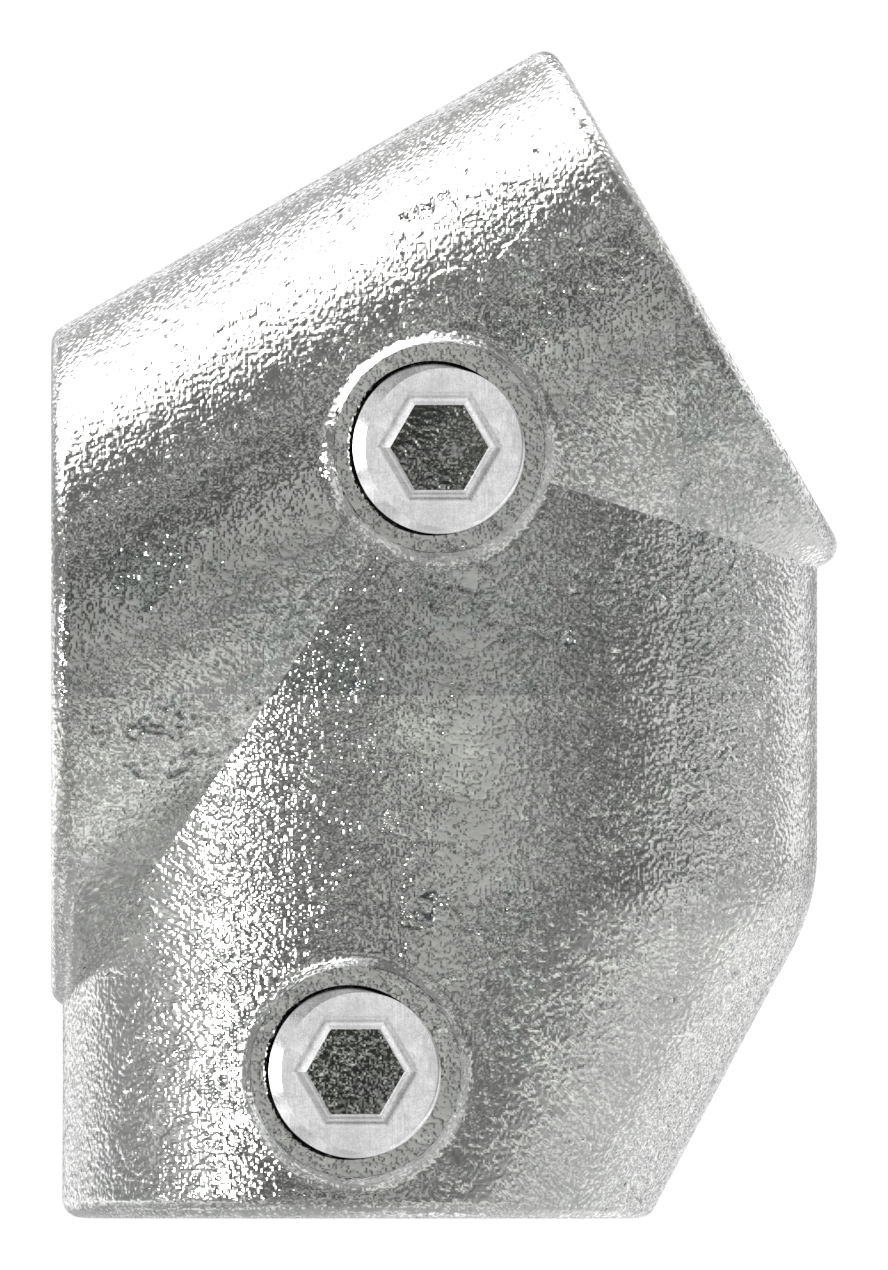 T-Stück, verstellbar 30 - 60°, für Rohr 42,4mm