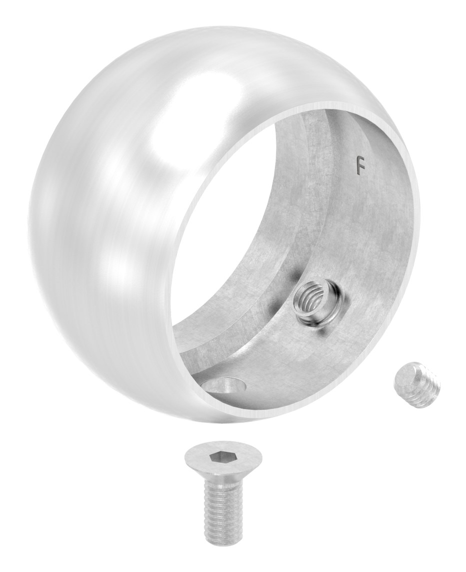 Kugelring für Handlaufhalter, 48,3mm, V2A