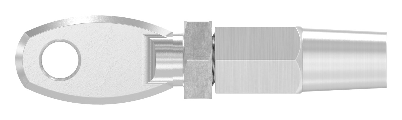 Augenterminal zur Selbstmontage für Seil Ø 3mm, V4A