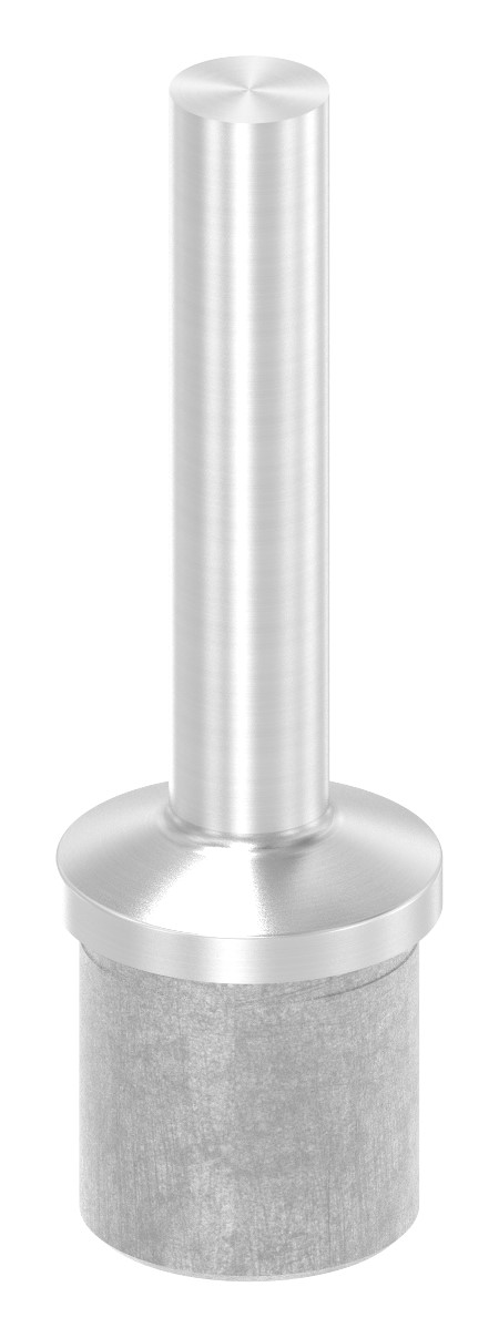 Rohrabschlussstopfen mit Stift für Rohr 33,7x2,0mm, V4A