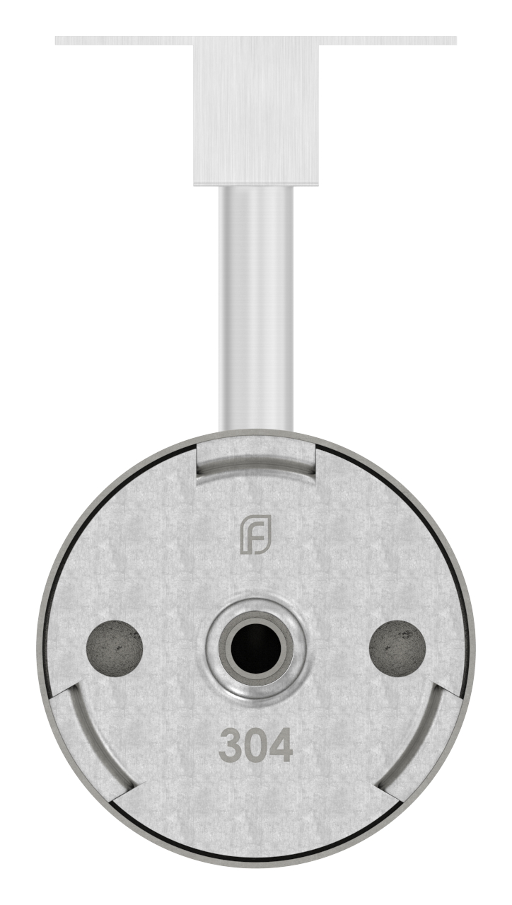 Handlaufhalter für LED Handlauf (Ronde und Bügel verschweißt), V2A Handlaufhalter für LED Handlauf (Ronde und Bügel verschweißt), V2A