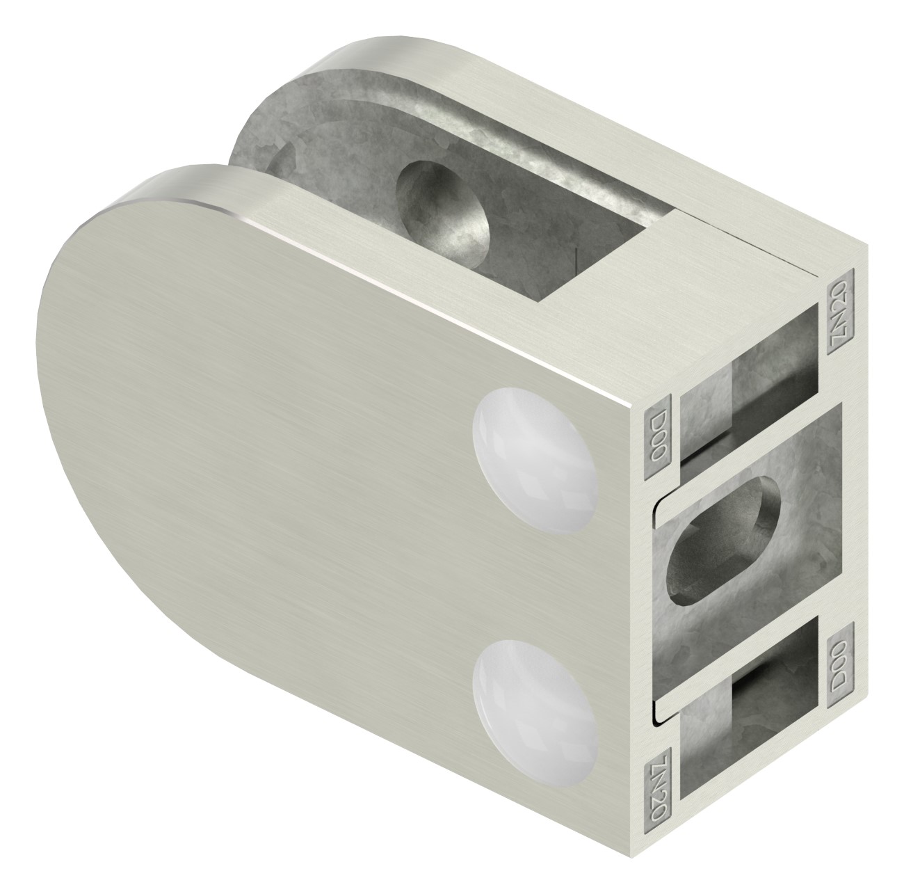 Glasklemme Mod. 33, Anschluss: gerade, VA-Effekt