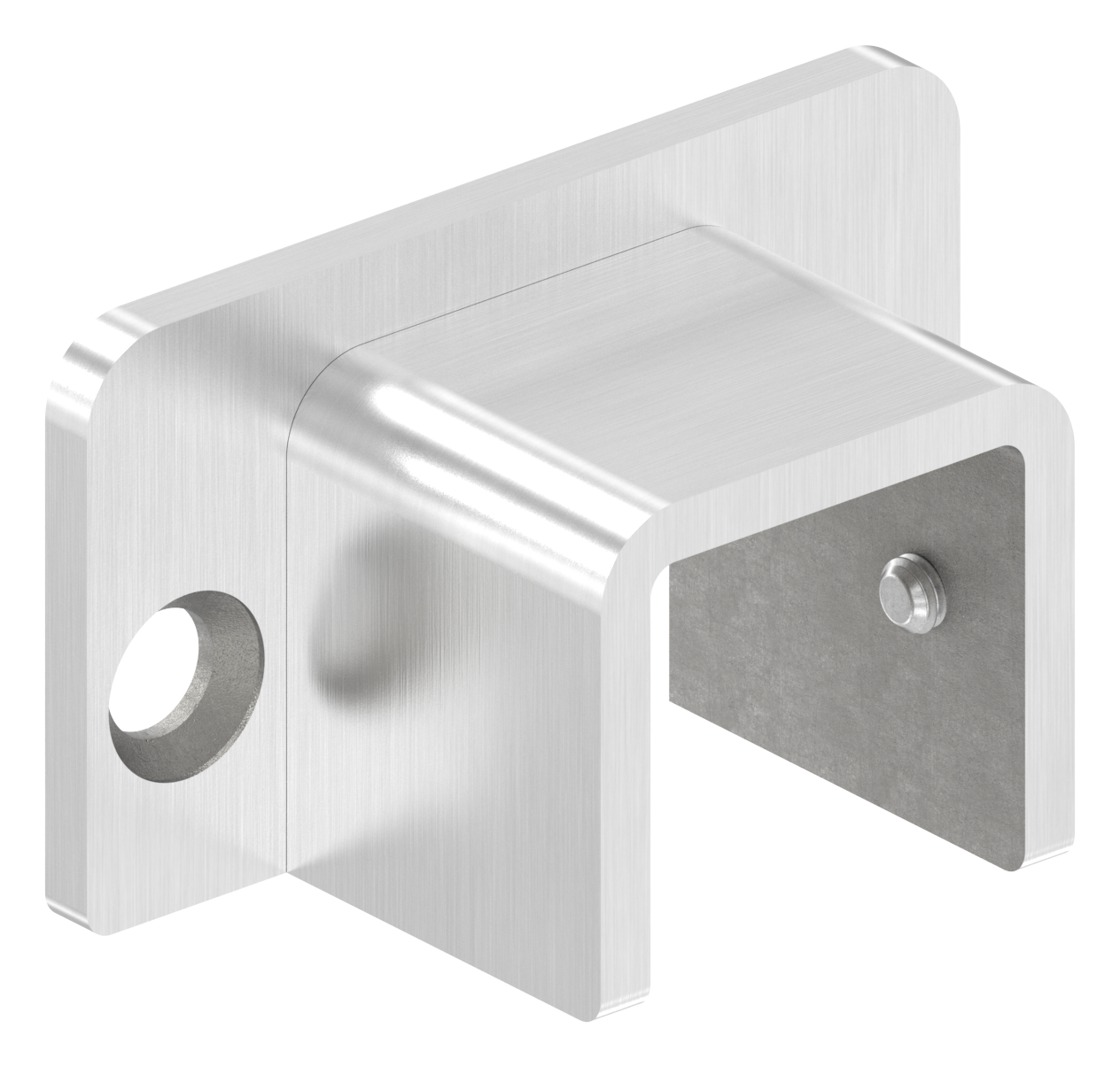 Wandhalterung für Edelstahl-U-Profil 80530-XXX, V4A
